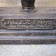 Old Roberval balance with weight