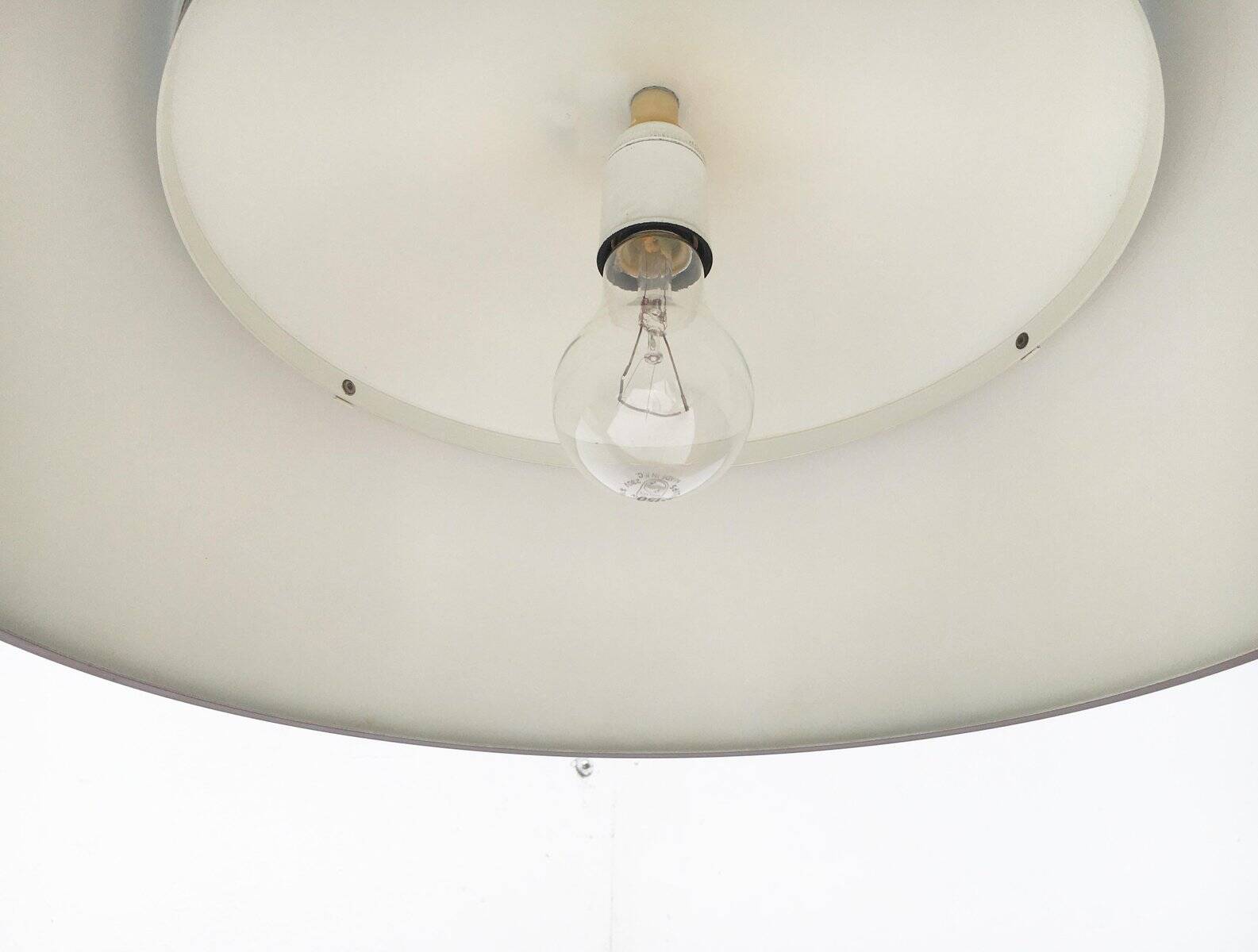 Vintage Danish suspension light Frederiksdal by Poul Lund-Jensen Holmegaard