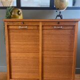 Low furniture double curtains