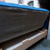 Sofa daybed 3 scandinavian blue