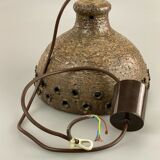 Danish ceramic pendant light from the 60s