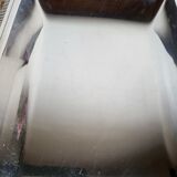 Rectangular metal silver-plated tray