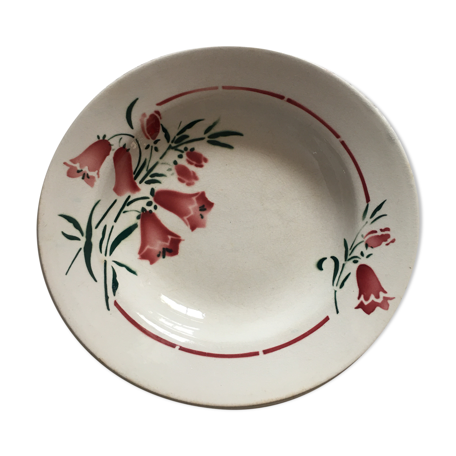 Assiette creuse marque St Amand