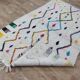 Handmade wool Berber rug 230 x 150 cm
