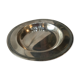 Empty pocket in silver metal Gallia