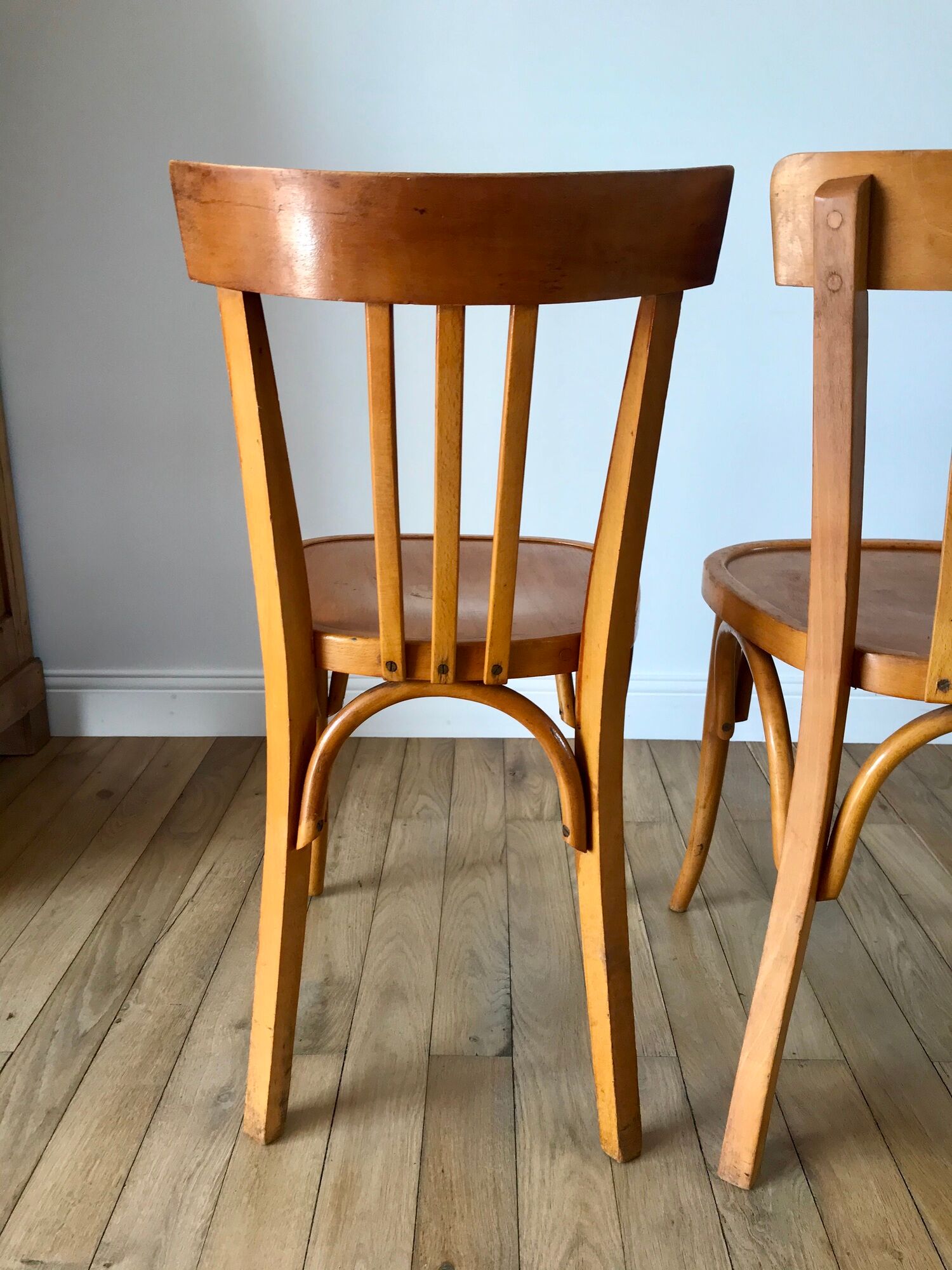 Set of 3 Luterma bistro chairs 50s