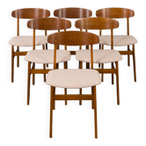 Chaises danoises vintage en teck du milieu du siècle par Farstrup, lot de 6, Danemark, 1960