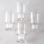 4 verres à whisky hauts en cristal