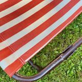 Vintage portable and removable deckchair