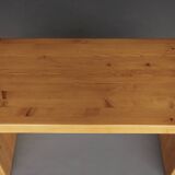 Banc vintage en pin massif années 1970