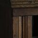 French rustic furniture in solid oak from the mid-19th century with panelled doors, baroque style.