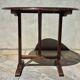 Petite table vigneronne ronde rabatable