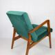 Chaise polonaise vintage en vert, années 1970