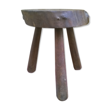 Tabouret tripode vintage