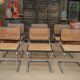 Set of 6 model b32 cesca marcel breuer chairs, italy 1970s