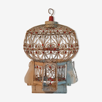 Old vintage bird cage