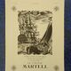An advertisement Cognac Martell sailboat privateer boat issue review 1937