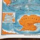 Old school map Hatier 27, 1940 - Indian Ocean, Antarctica