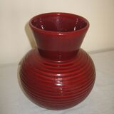 Burgundy vase