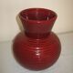 Burgundy vase