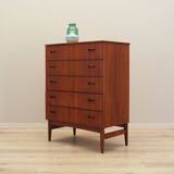 Commode en teck, design danois, années 1970, fabrication : Danemark