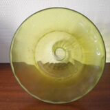 old blown glass lampshade vintage pendant light