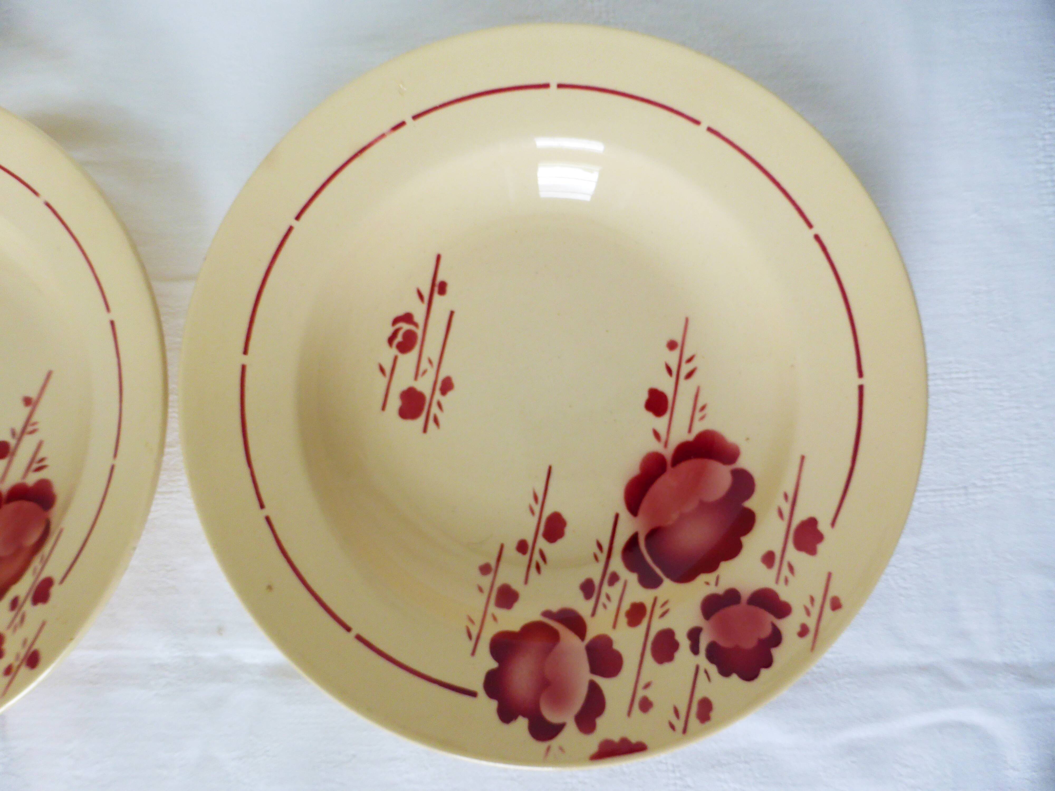 2 vintage deep plates from the St Amand factory 2103159