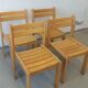 Set of beech chairs