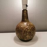 Table lamp with organic seed pod-like abstract patterns by Jørgen Mogensen Denmark
