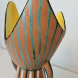 Gabriel Fourmaintraux 2-handle ceramic vase 1960
