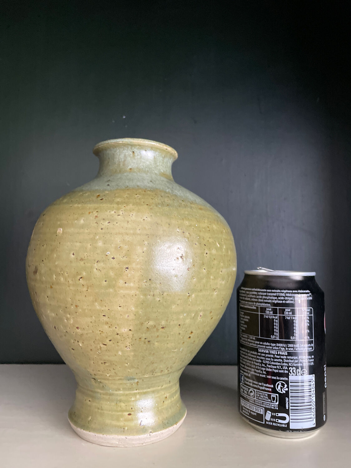 Vase vintage grès La Borne