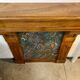 Antique Walnut Carved Wood Fireplace – Decorative Fireplace Mantel