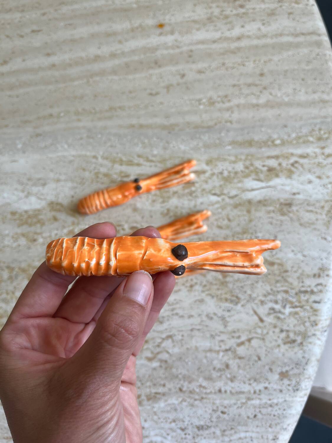 4 ceramic langoustine knife rests