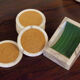 Set de sous verres en marbre de Carrare