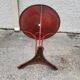 Gueridon de bistrot rond ancien en metal peint n°5