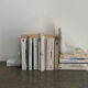 Vintage bookends in the shape of ceramic hands
