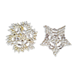 Pair of shell bottle bottoms