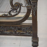 Exceptional decorative brass bed frame
