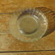 1 pie dish and 6 Duralex plates in transparent glass