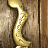 Breton wedding armoire in chestnut - Dated 1869