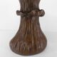 Vintage mushroom table in epoxy resin imitation wood