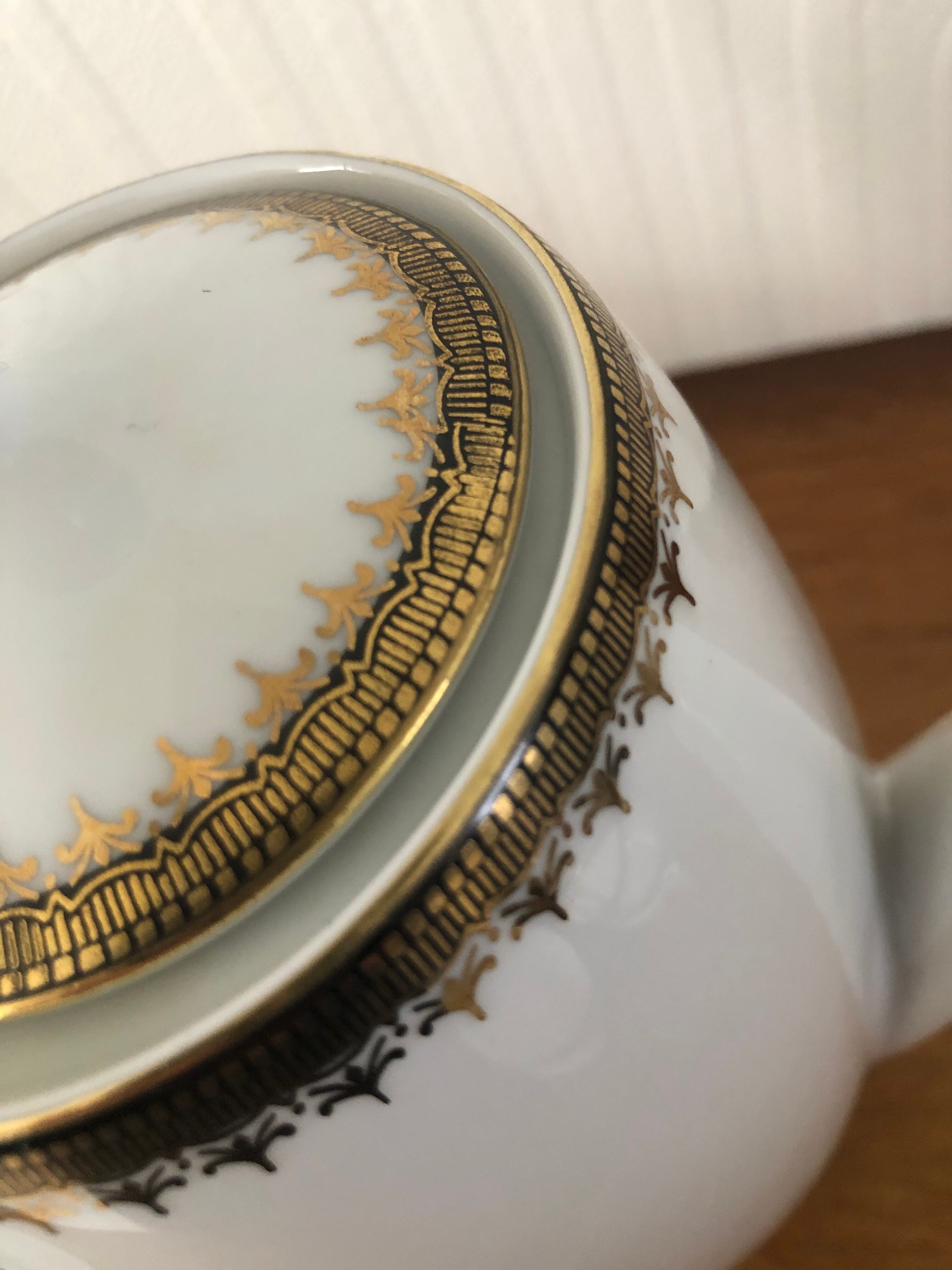 Winterling Bavaria white and gilded porcelain coffee set