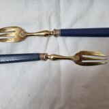 12 vermeil cake forks early twentieth century