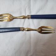 12 vermeil cake forks early twentieth century