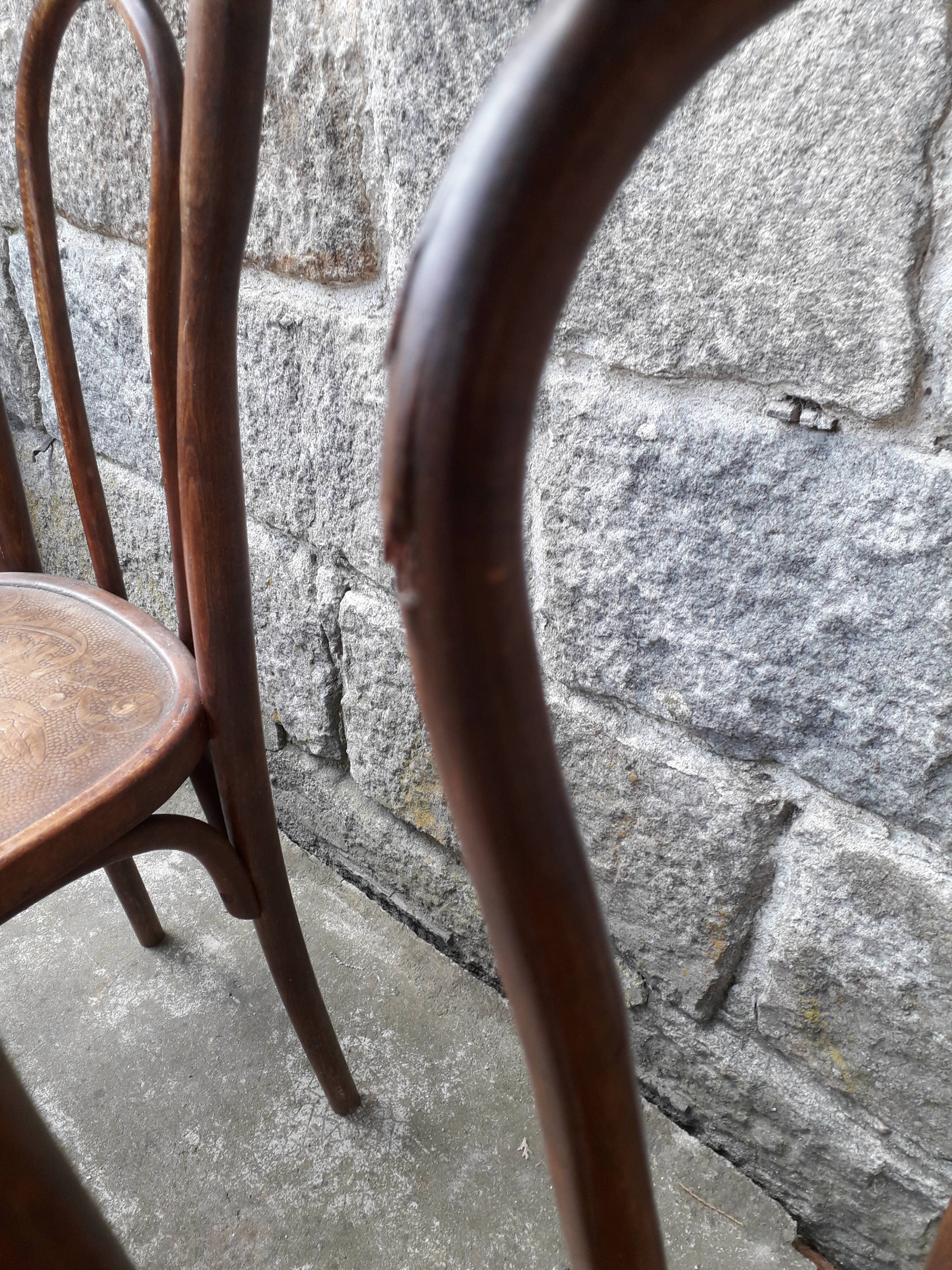 Set of 6 chairs Bistro mismatched