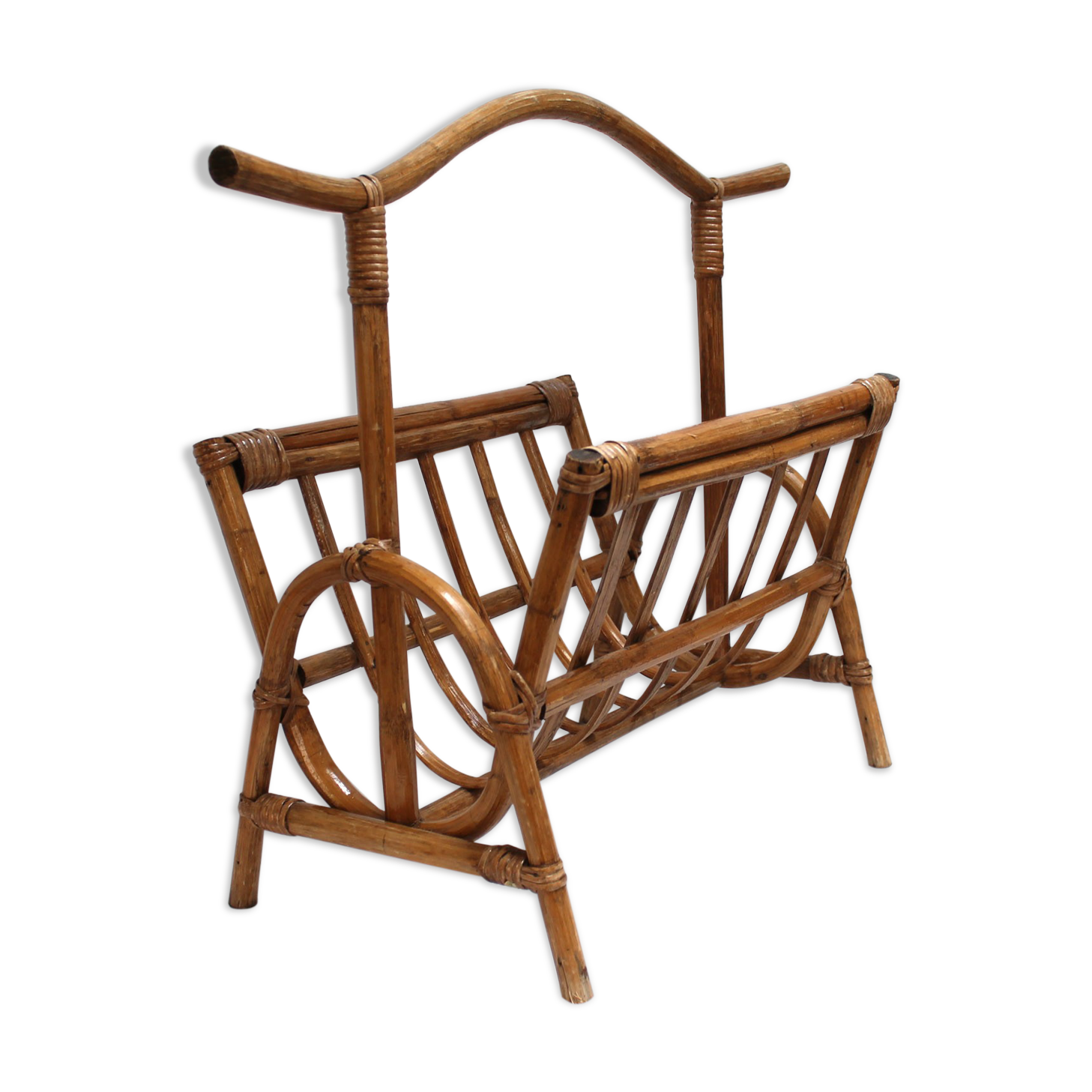 Magazine rack wicker 70