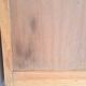 Parisian Art Deco wardrobe in stripped natural wood – floral patterns