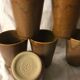 6 Digoin sandstone glasses