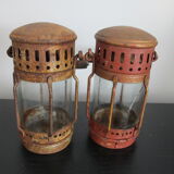 Set of two industrial lanterns