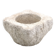 Brutalist mortar carved from stone, 19th century.